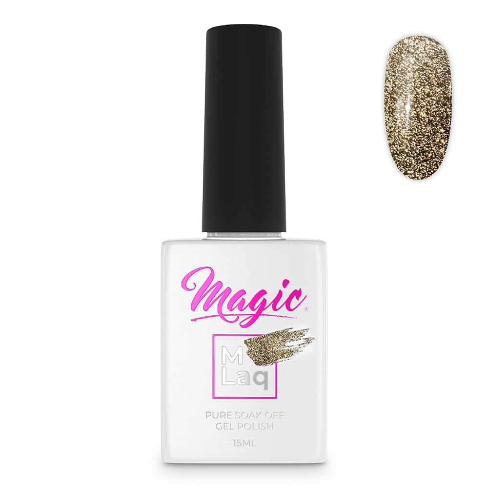 White Smoke Magic Gel Polish MLaq Reflections Sun Rays -