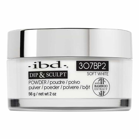 IBD Dip&Sculpt Powder 2 oz/56 g Soft White 307BP2