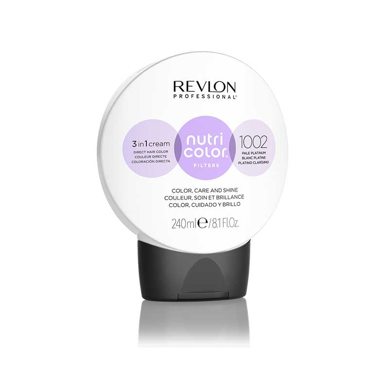 White Smoke Revlon  Nutri Color Creme  1002 Pale Platinum  240ml