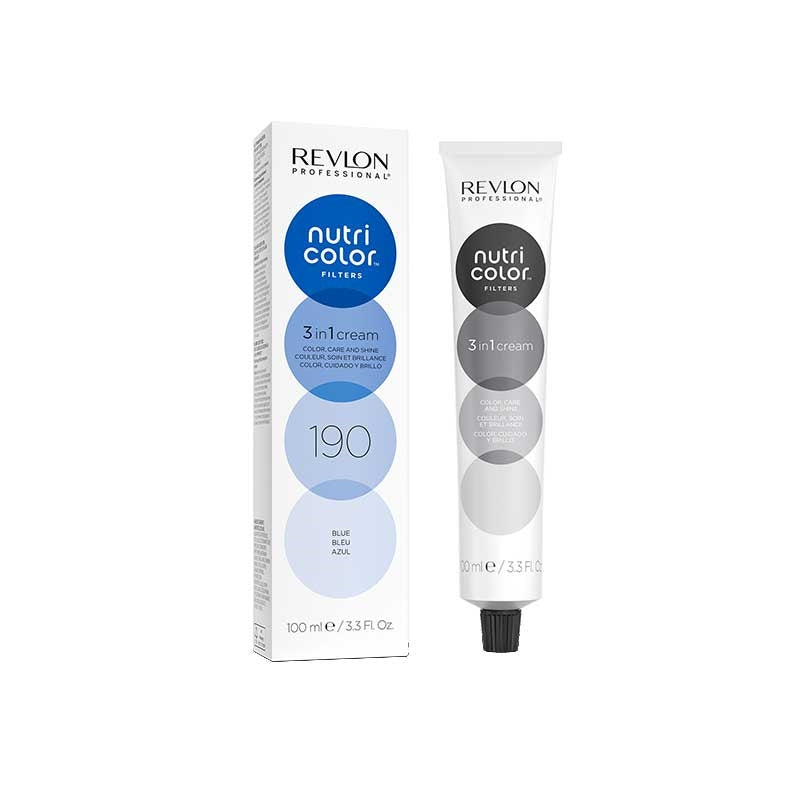White Smoke Revlon  Nutri Color Creme  190 Blue  100ml