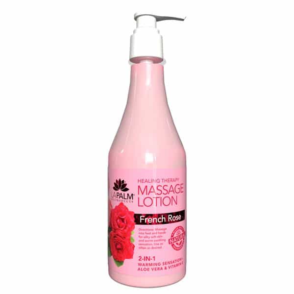 White Smoke La Palm HT Massage Lotion 8 oz - French Rose LP094/01205