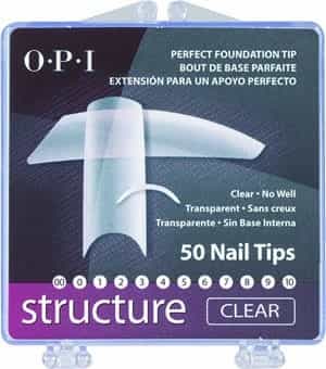 White Smoke OPI Structure White Tips Box of 50 - Size 1