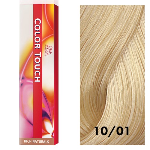 White Smoke Wella Color Touch 10/01 Lightest Blonde/Natural Ash 2oz