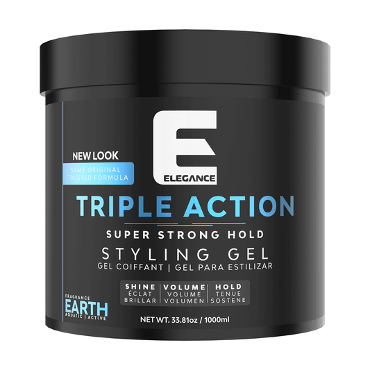 Elegance Triple Action Hair Gel - Earth 33.8 fl oz