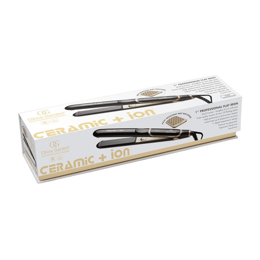 Olivia Garden Ceramic + Ion Professional Flat Iron 1"