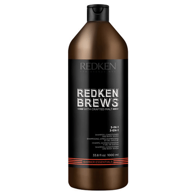 Redken Redken Brews 3-in-1 Shampoo, Conditioner & Body Wash Litre
