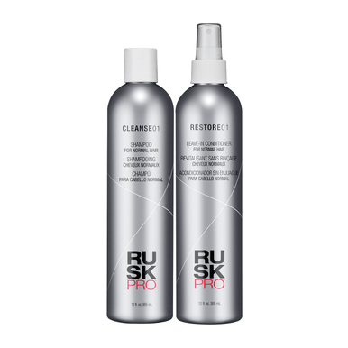 Rusk RuskPro Cleanse01 Shampoo & Restore01 Leave-in Conditioner