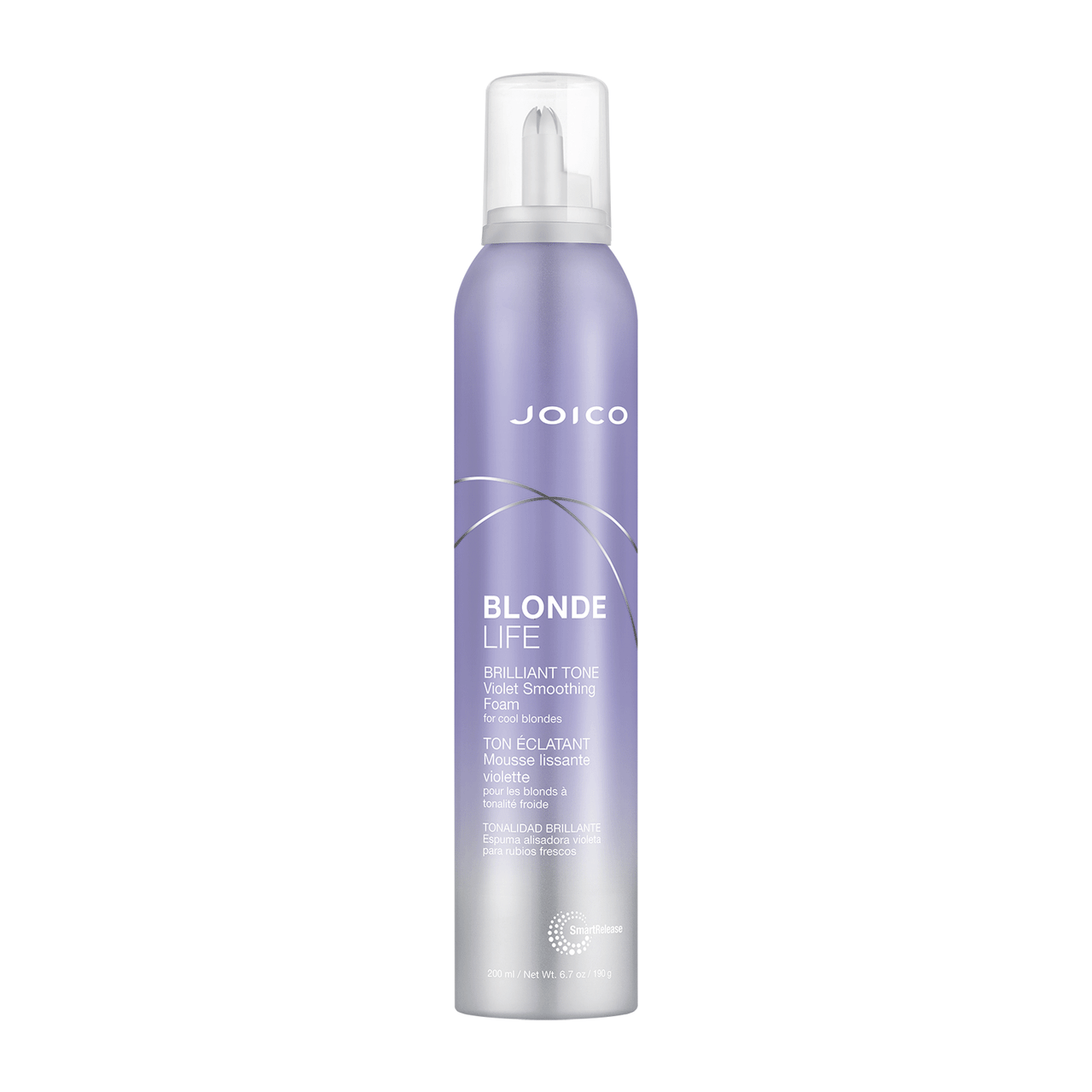 Joico Blonde Life Brilliant Tone Violet Smoothing Foam 6.7 fl. oz.