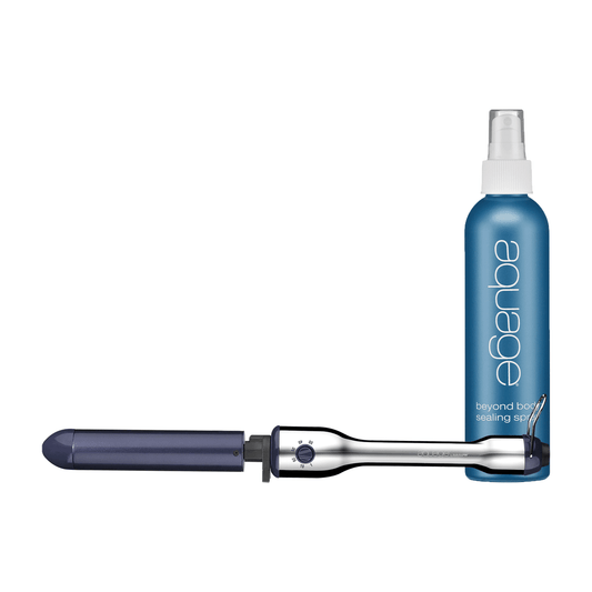 Aquage Curling Iron 1.25" With Beyond Body Sealing Spray