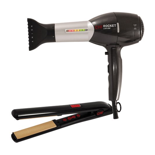 Farouk CHI Rocket Hair Dryer & G2 Ceramic Flat Iron