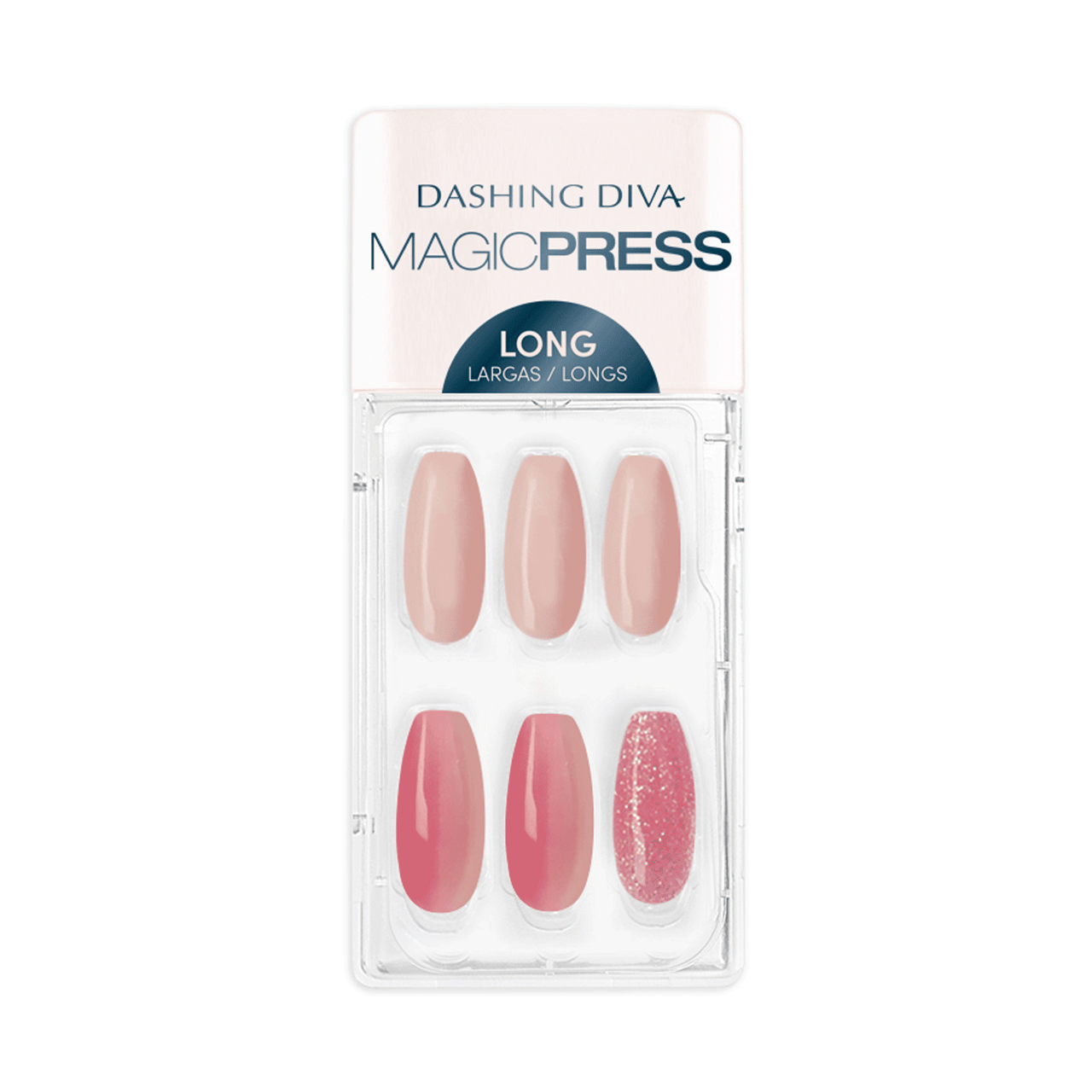 Dashing Diva Blush Hour Magic Press-On Gel Nails