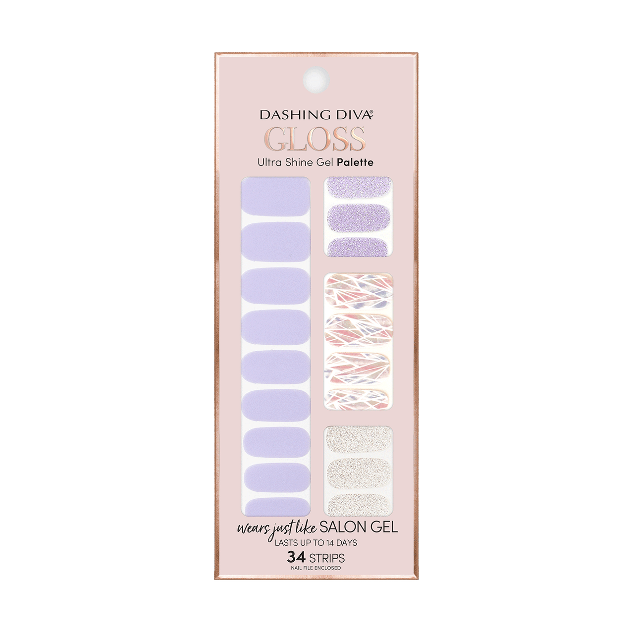 Dashing Diva Gleam Queen Gloss Ultra Shine Gel Strips