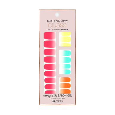 Dashing Diva Rainbow Edit Gloss Ultra Shine Gel Strips