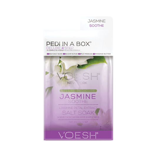 Voesh Deluxe 4-Step Pedi In A Box Jasmine Soothe 1 Kit