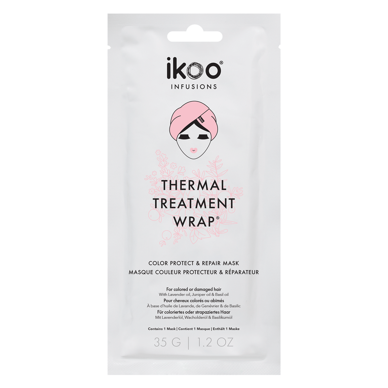 ikoo Thermal Treatment Wrap Color Protect & Repair Hair Mask 1.2 fl. oz.