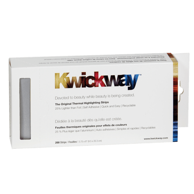 Dannyco Sundries Kwickway Pre-Cut Thermal Strips (Silver) 8 Inches x 3-3/4 Inches 200 Count