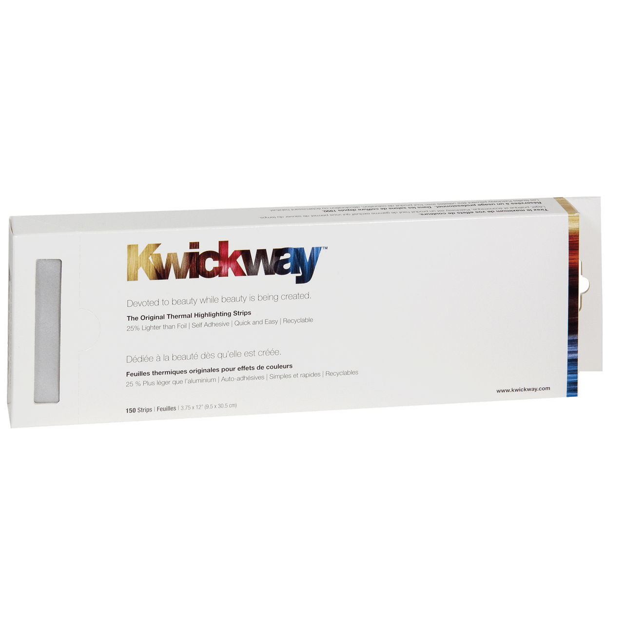 Dannyco Sundries Kwickway Pre-Cut Strips 12 x 3-3/4 Inches (Silver) 150 Count