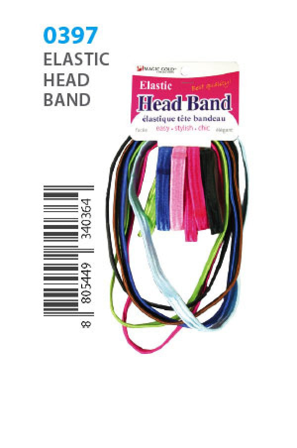 MGC Elastic Head Band 0397 ASST -dz