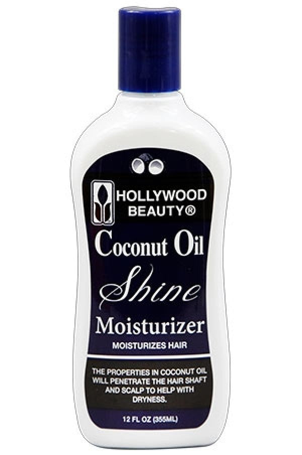 Hollywood Beauty-80 Coconut Oil Shine Moisturizer(12oz)