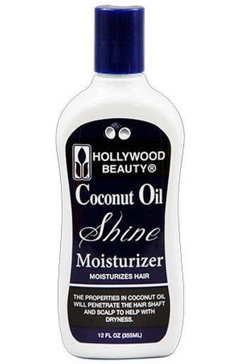 Hollywood Beauty-80 Coconut Oil Shine Moisturizer(12oz)