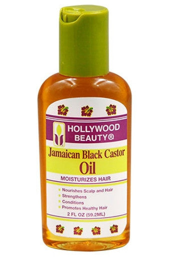 Hollywood Beauty-75 Jamaican  Black Castor Oil (2oz)