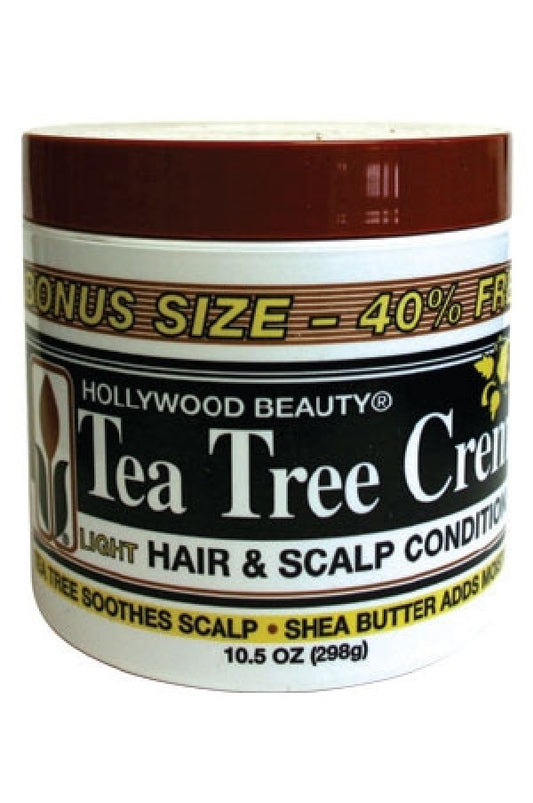 Hollywood Beauty-32 Tea Tree Creme(10.5oz)Bonus