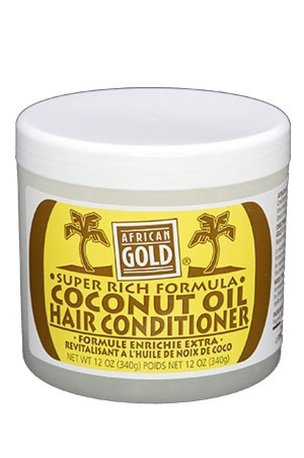 African Gold-box 2 Coconut Oil Hair Conditioner (12oz)