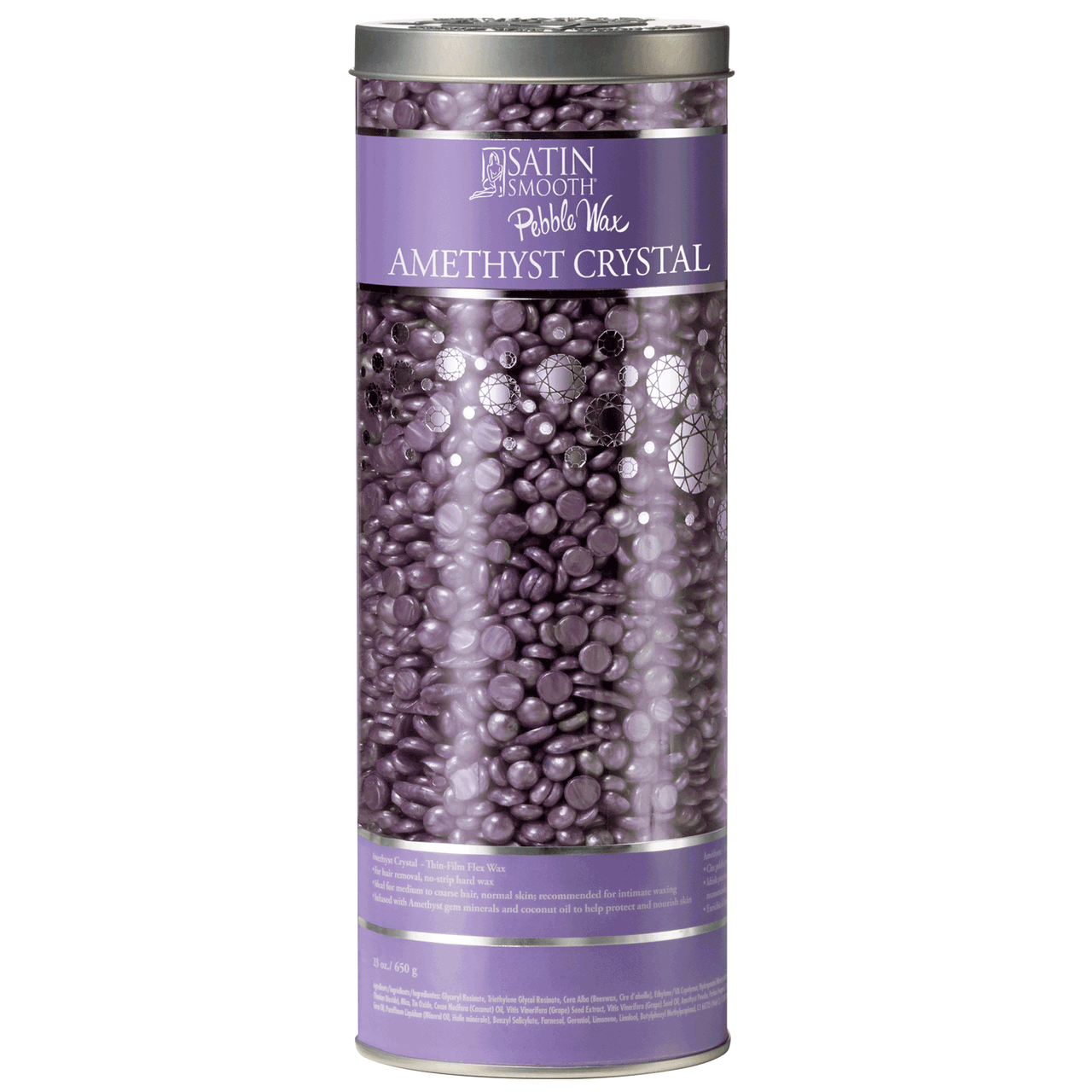 Dannyco Sundries Satin Smooth Thin-Film Hard Pebble Wax - Amethyst Crystal 23 oz.