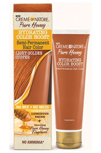 Creme of Nature-box 128 Semi Perm Hair Color-Light GoldenCopper(3oz)