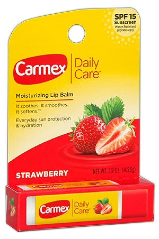 Carmex-5A Stick Lip Balm Straw w/SPF15 (0.15oz,12pc/box)