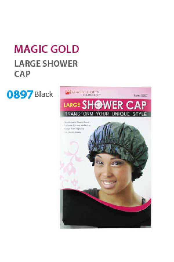 MGC-0897 Large Shower Cap (Black) -dz