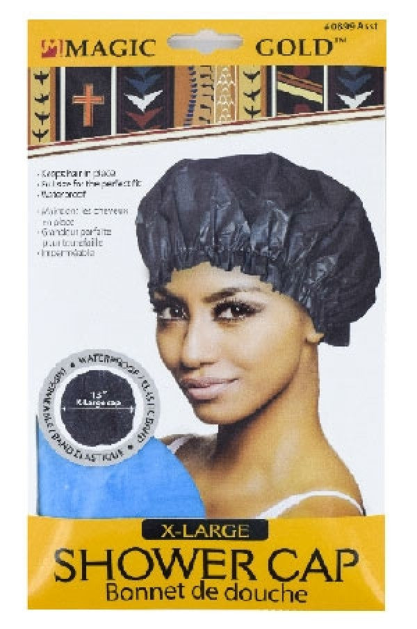 Magic Gold X-Large Shower Cap 0899 Asst -dz