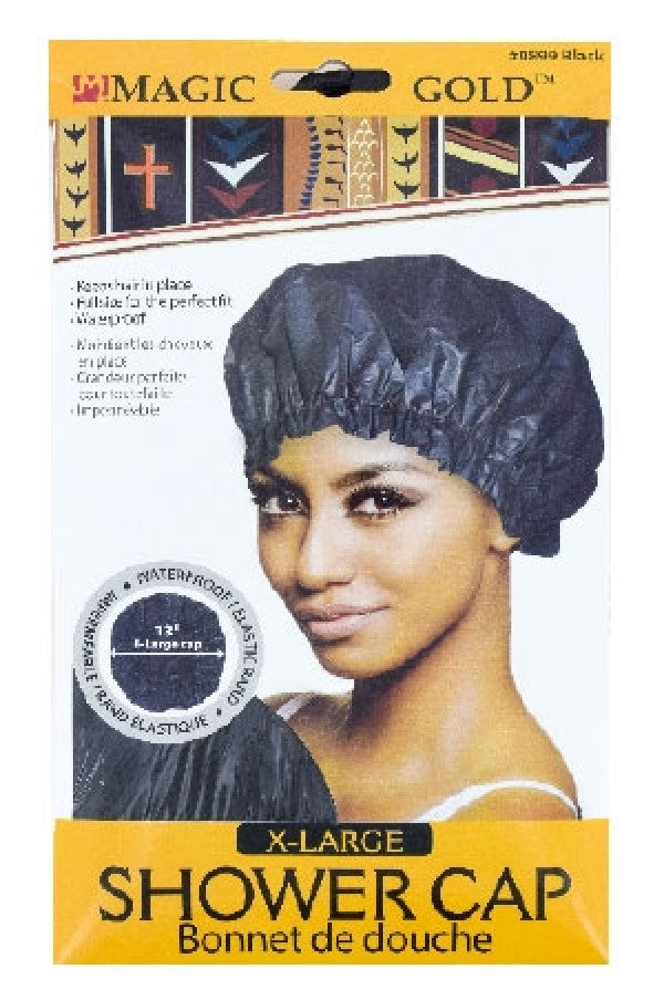 Magic Gold X-Large Shower Cap 0899 Black -dz