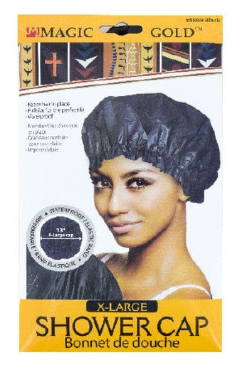 Magic Gold X-Large Shower Cap 0899 Black -dz