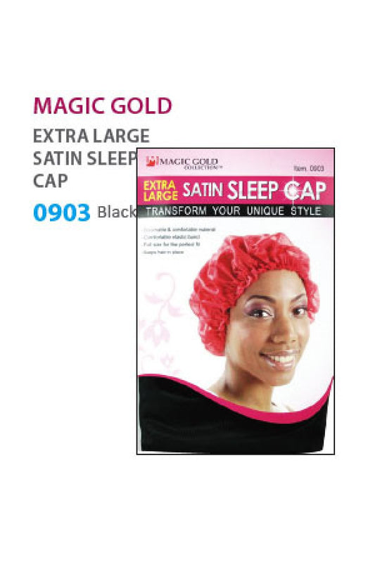 MGC-0903 X-Large Sleep Cap (Black) -dz