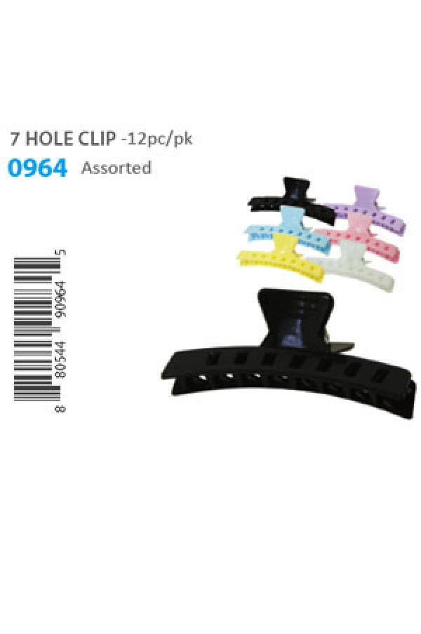 Seven Hole Clip 0964 Black/Mix -pk