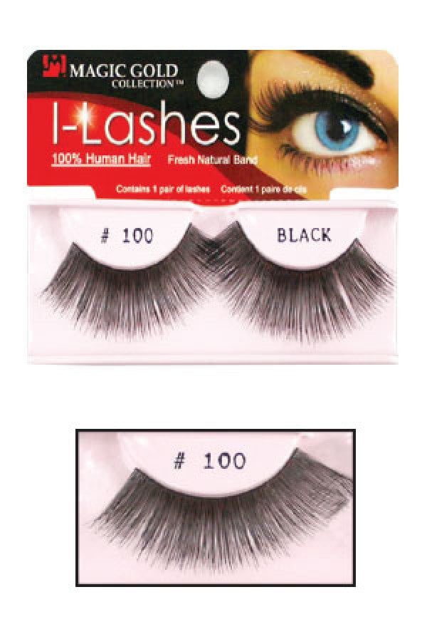 Magic Gold-100 I-lashes 100% Human Hair Fresh Natural Band