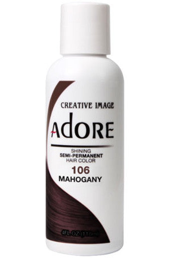 Adore-1 Semi Permanent Hair Color (4 oz)- 106 Mahogany