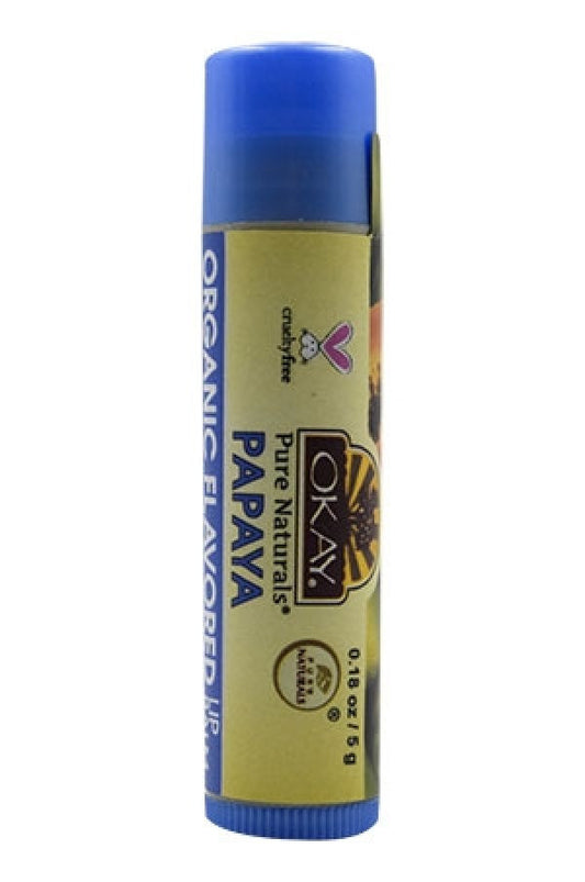 Okay-84 Nourishing Lip balm Tube-Papaya (0.18oz x 12pc)