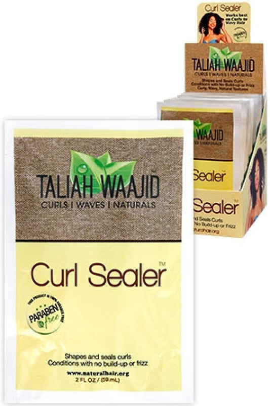 Taliah Waajid-64 Black Earth CWN Curly Curl Sealer(12pc/ds)