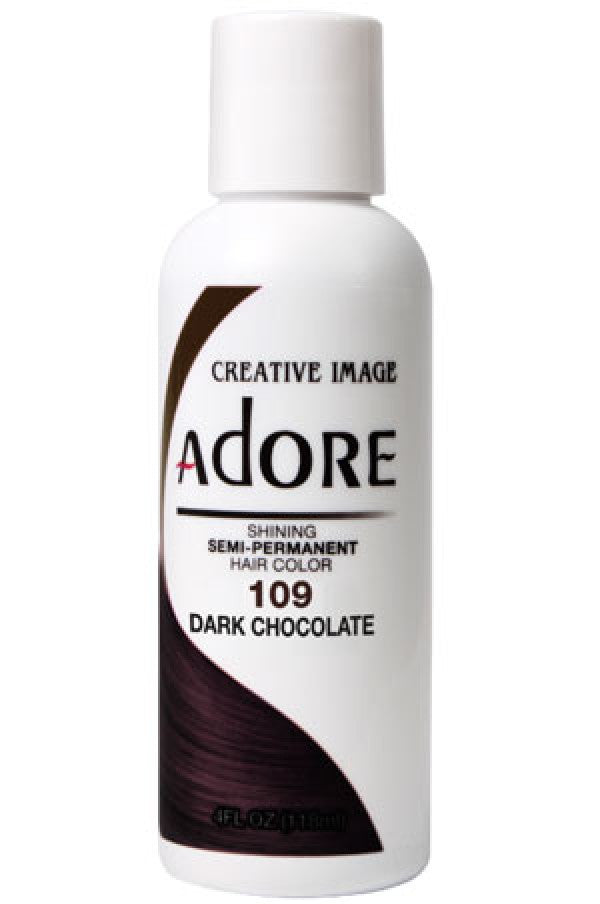 Adore-1 Semi Permanent Hair Color (4 oz)- 109 Dark Chocolate
