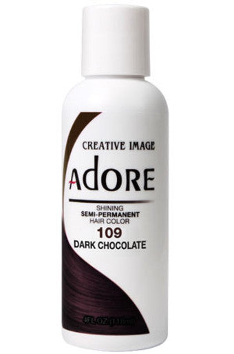 Adore-1 Semi Permanent Hair Color (4 oz)- 109 Dark Chocolate