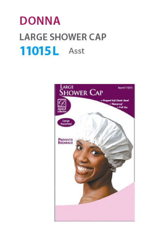 Donna-11015 Large Shower Cap (Assrt) -dz