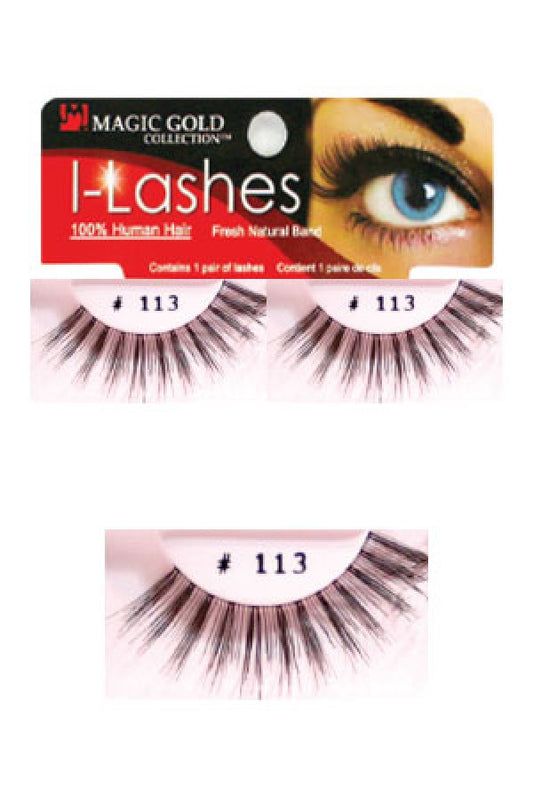 Magic Gold-113 I-lashes 100% Human Hair Fresh Natural Band