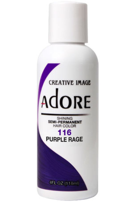 Adore-1 Semi Permanent Hair Color (4 oz)- 116 Purple Rage