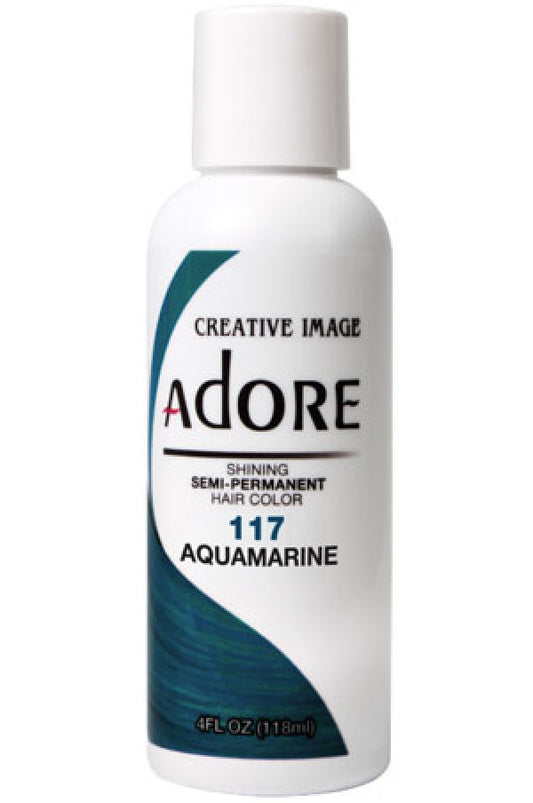 Adore-1 Semi Permanent Hair Color (4 oz)- 117 Aquamarine