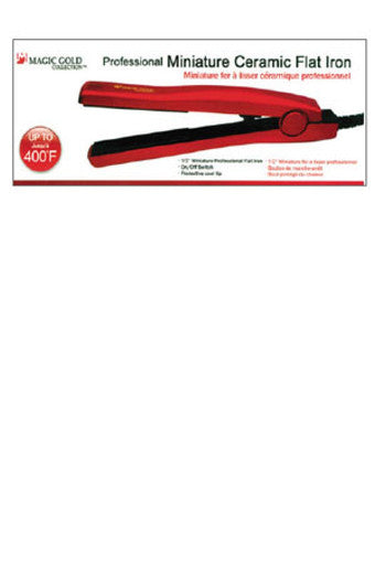 Magic Gold Professional Miniature Ceramic Flat Iron 1181