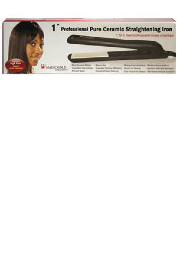 Magic Gold Pure Ceramic Straightening Iron 1" 1183