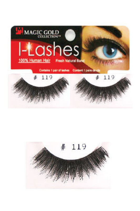 Magic Gold-119 I-lashes 100% Human Hair Fresh Natural Band