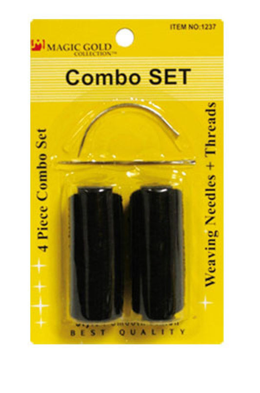 Magic Gold 4pc Combo Set (Thread+Needle) 1237-dz